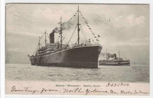 Steamer Minnesota Seattle Harbor Washington 1906 postcard