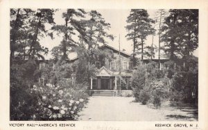 Postcard Victory Hall America's Keswick in Keswick Grove, New Jersey~130199