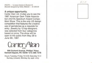 Carter Alan Ltd Advertising Unused 