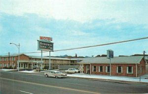 Arizona Kingman Roadway Inn Postcard Route 66 Petley Autos Roadside 22-1426