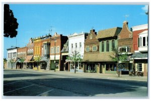 c1960 Dutch Architecture Central Business District Pella Iowa Vintage Postcard