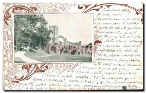 Postcard Old Abbey Ruon Fontain