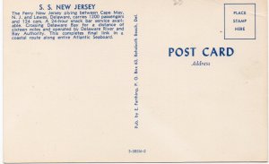 13107 S.S. New Jersey, Cape May - Lewes Ferry 1970