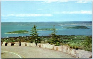 M-59187 Bar Harbor and Porcupine Islands From Cadillac Mountain Highway Maine