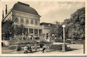 Czech Republic Franzensbad Kurhaus mit neuer Terrasse Františkovy Lázně 02.94