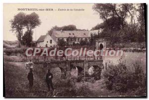 Postcard Old Entree Montreuil sur Mer Citadel