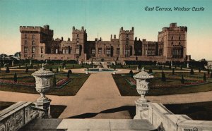 Vintage Postcard 1910's East Terrace Windsor Castle England United Kingdom