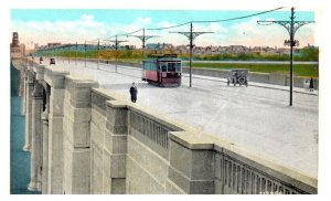 Bloor Street Viaduct Toronto Canada Train Postcard