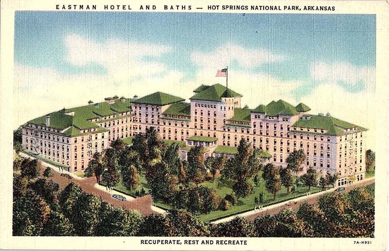 Postcard SCENE Hot Springs National Park Arkansas AR AI9011