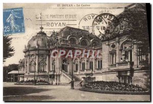 Old Postcard Royan Casino