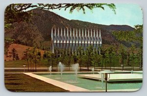 Cadet Chapel US Air Force Academy in Colorado Vintage Postcard 0769