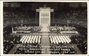 Kansas City MO 53rd Convention Protestant Episcopal Church 1940 RPPC