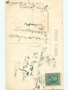 Divided-Back THANKSGIVING SCENE Great Postcard AA0633