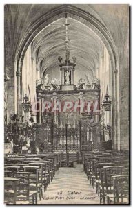 Calais - Notre Dame Church - Choir Old Postcard