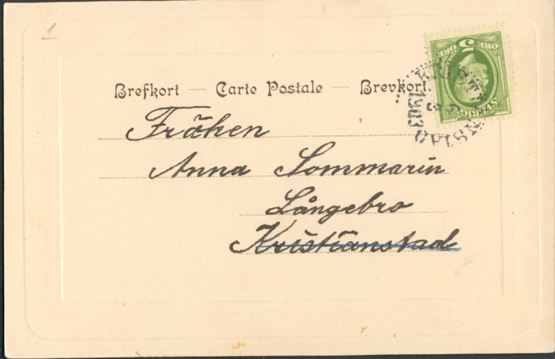 POSTCARD. SWEDEN. Greetings card