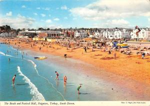 BR83279 the beach and festival hall paignton torbay devon uk
