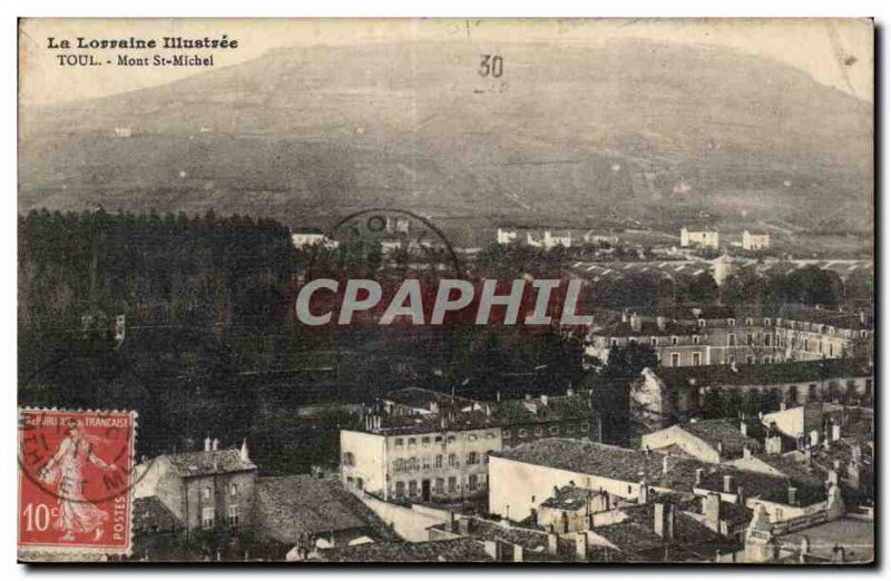Old Postcard Lorraine Toul Illustree Mont St Michel