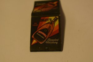 Schenley's Blended Whiskey 20 Strike Matchbook Cover