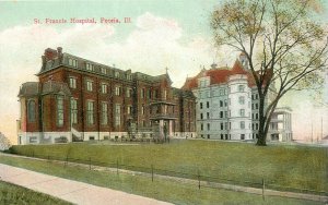 Vintage Wheelock Postcard; Peoria IL, St. Francis Hospital, Unposted Nice