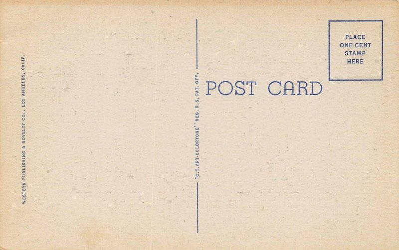 LPS12 PASADENA California LARGE Big letter Postcard