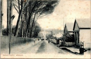 Vtg Wynberg Cape Town South Africa Church Street View pre-1908 Tuck Postcard