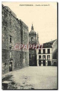 Old Postcard Fuenterraba Castillo de Carlos V