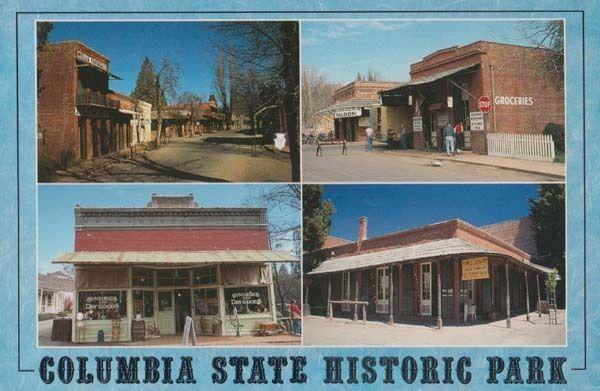 Columbia State Historic Park Grocery Shop Dry Goods Saloon USA Postcard