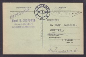 FRANCE, Postcard, Paris, The Trocadero