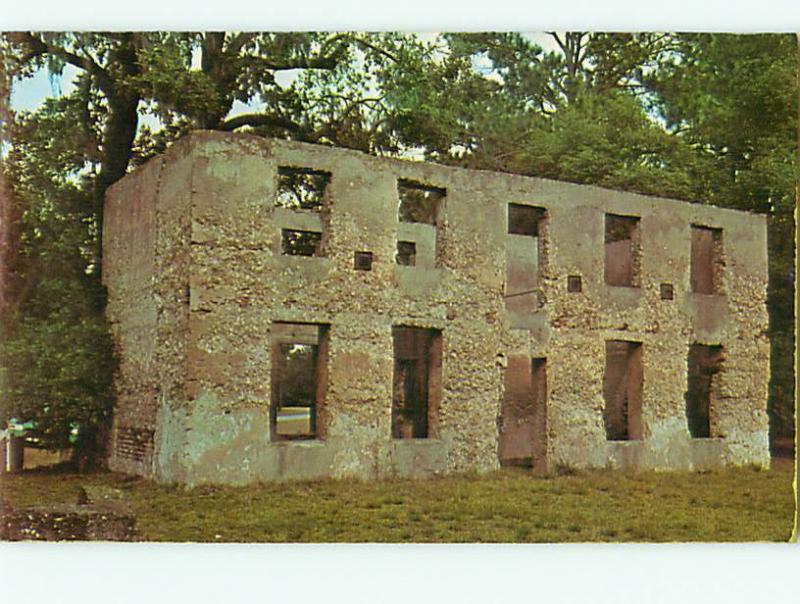 Vintage Post Card Horton House Major William Horton Crown Grant Jekyll GA # 4841