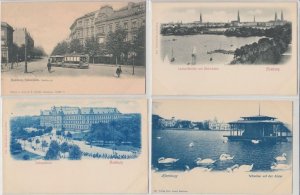 HAMBURG Germany 80 Vintage Postcards Mostly pre-1920 (L5354)