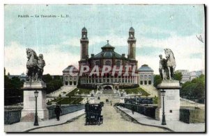 Old Postcard Paris Trocadero