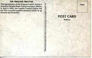 The Froelich Tractor, John Deere Tractor Company