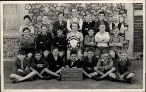 1937 Margate Eisteddfod St John's Boys Junior Choir Chorus Real Photo RPPC PC