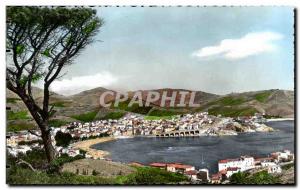 Postcard Modern Traveling La Cote Vermeille Banyuls sur Mer Panoramic