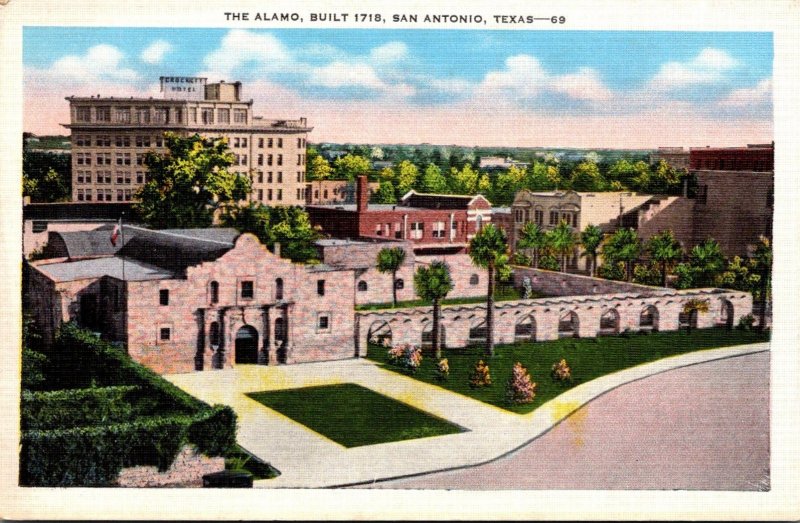 Texas San Antonio The Alamo Built 1718