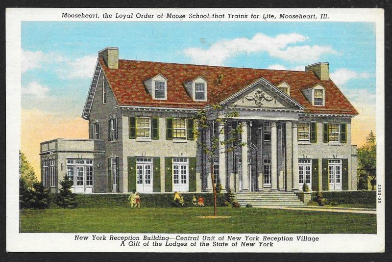 Mooseheart School 'Trains for Life' Mooseheart Illinois Unused c1940