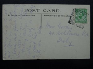 Cornwall TRETYN CASTLE Treryn Dinas - The Logan Lady / Rock c1911 Postcard