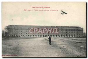 Postcard Old Army Pau Facade of the barracks Bernadotte Jet