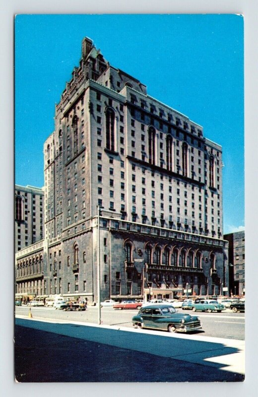 Toronto Ontario Canada Royal York Hotel Downtown Streetview Chrome Postcard 