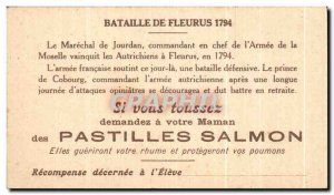 Chromo Battle Fleurus 1794 Pastilles Salmon Miliaria