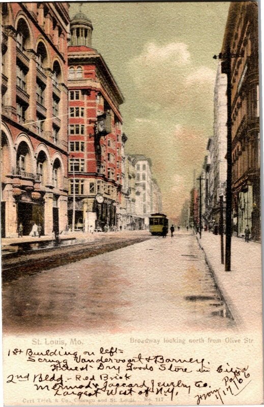 Vintage St. Louis Missouri Broadway St.