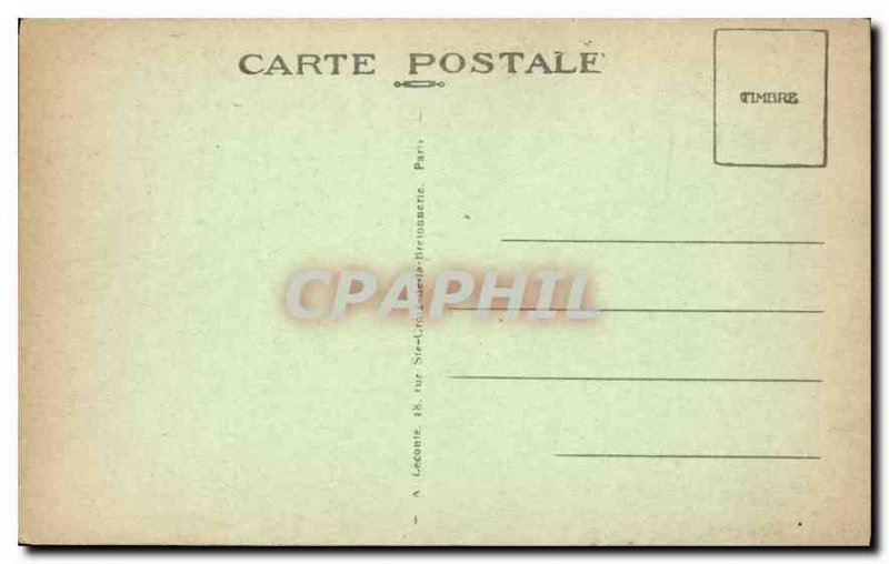 Old Postcard Paris Le Pavillon de Marsan