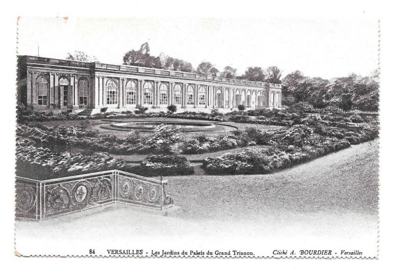 France Versailles Jardin Grand Trianon Vtg Bourdier Postcard