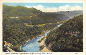 Scenic View - New River Canyon, West Virginia WV  