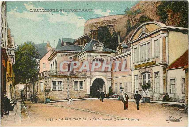 Old Postcard La Bourboule Spa Establishment Choussy