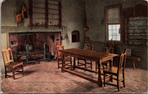 VINTAGE POSTCARD MARTHA WASHINGTON'S KITCHEN AT MOUNT VERNON MAILED 1911