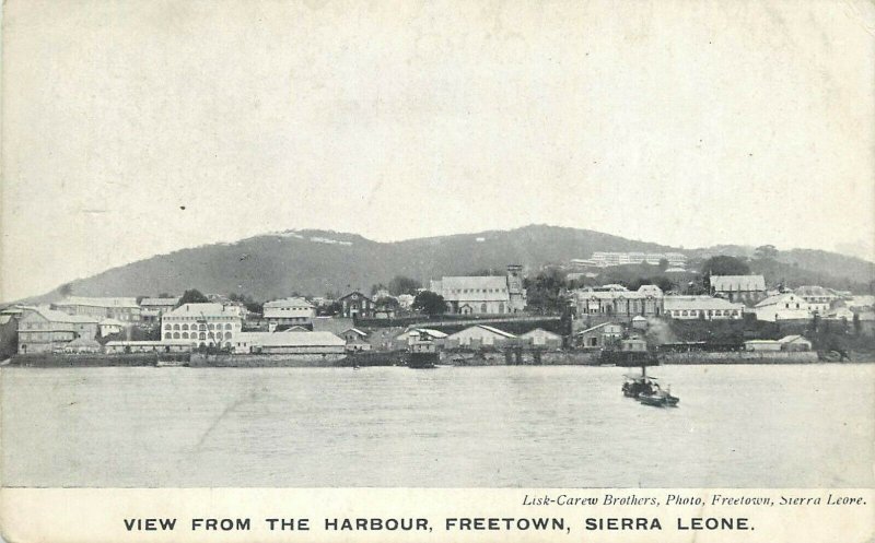 Sierra Leone - FREETOWN - Harbour Lisk-Carew Brothers, Photo postcard