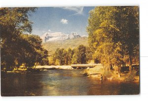 Salt Lake City Utah UT Vintage Postcard Mount Timpanogos