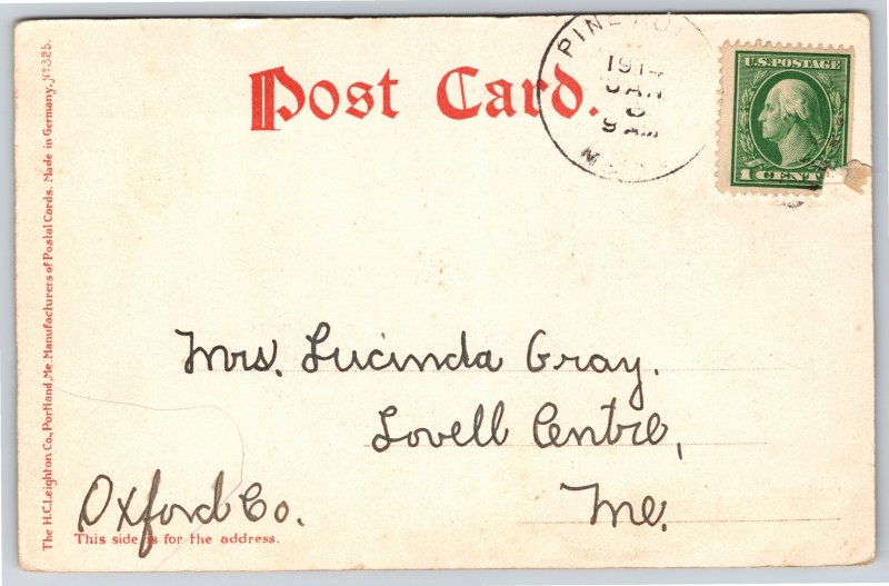 Old Orchard Maine~Old Orchard Ocean Pier~Vintage Postcard