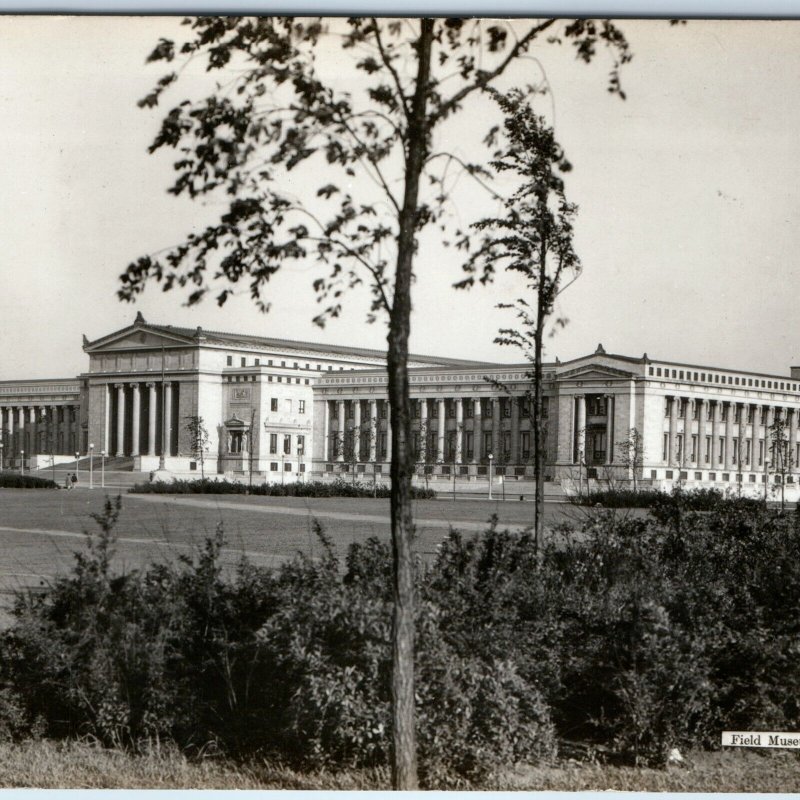 c1930s Chicago, IL RPPC Field Museum Real Photo Greek Architecture DeVoe A164